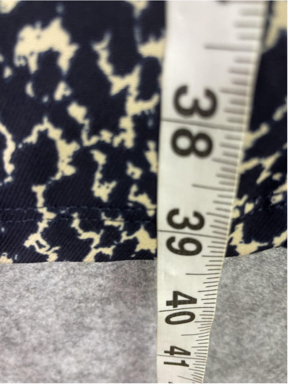 Lauren Ralph Lauren Dress Womens 6 Blue Animal Print 3/4 Sleeve Ruched Sheath - Picture 6 of 11